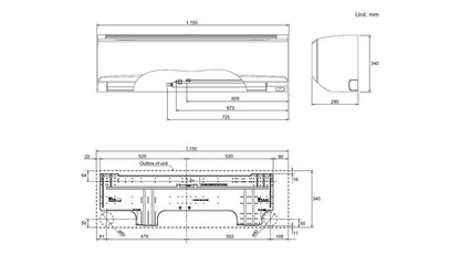 Fujitsu Lifestyle Range ASTG34KMTC